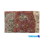 Front view of Forouz Gift Set Three-Piece Handcrafted Wood and Fabric design key details