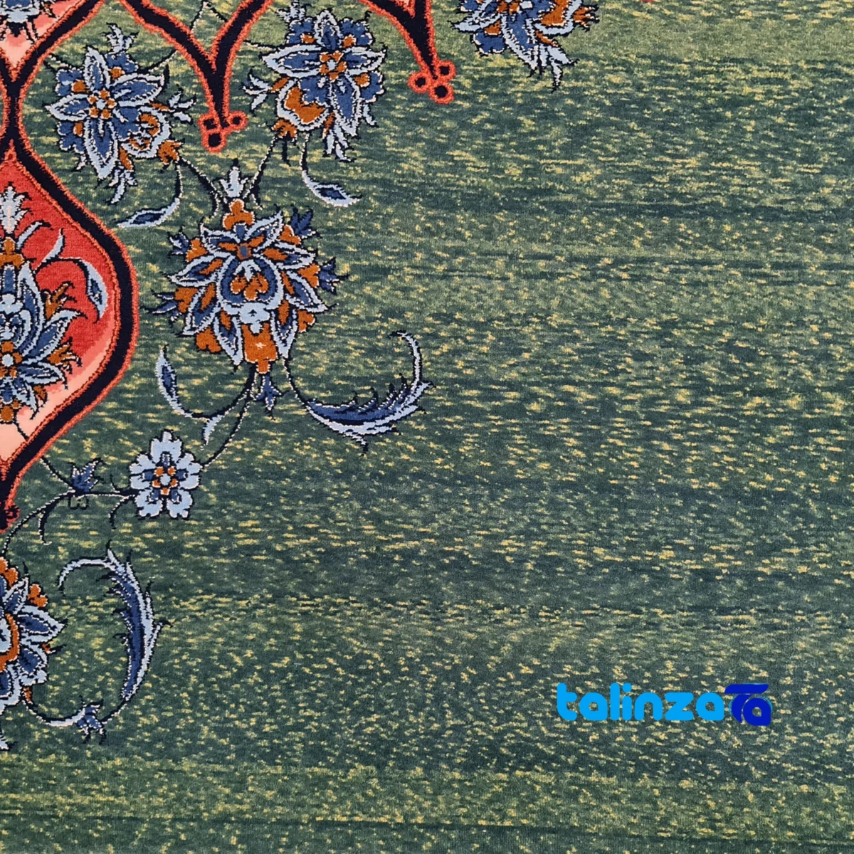 Full spread of Isfahan Handwoven Rug Elegant Design overall layout
