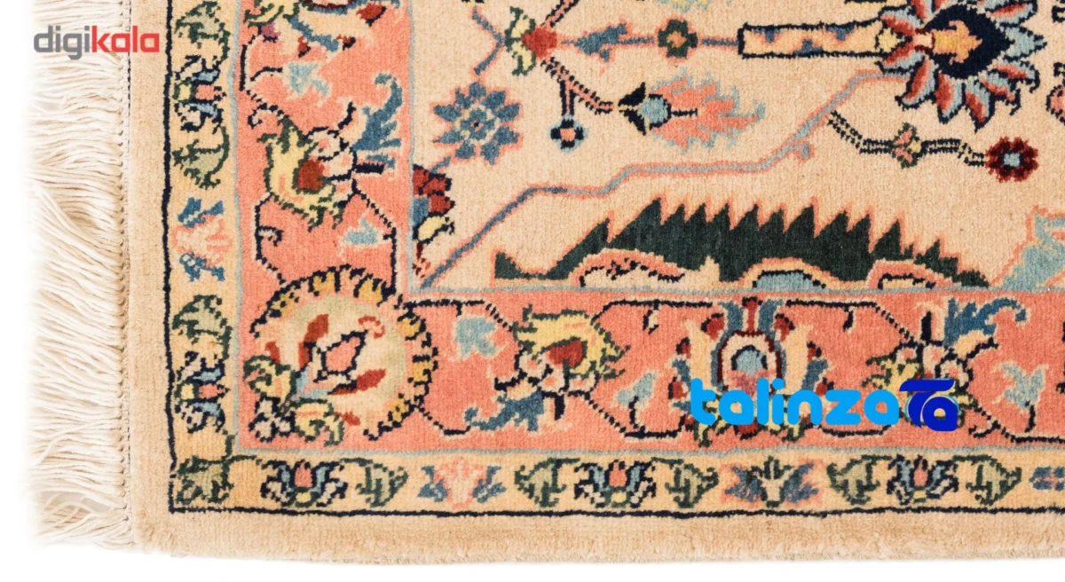 Full spread of Cypress Handwoven Runner Rug Geometric Design Cream overall layout