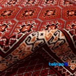 Handwoven Carpet NKP.TO.23 Traditional Design - Top view showing pattern and color tone
