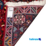 Si Persia Handwoven Runner Rug Luxurious Red pattern and color tone (Top view)