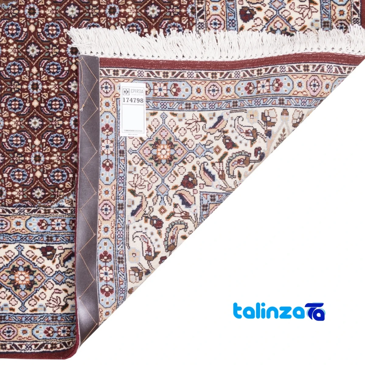 Top view of C Persia Handwoven Rug Stunning Design pattern and color tone