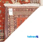 Top view of Si Persia Handwoven Carpet Rectangular Luxurious Red pattern and color tone