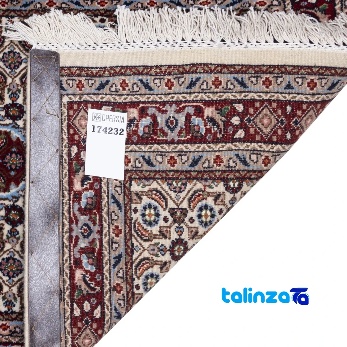 Front view of Cypress Handwoven Runner Cream 59x288x2 cm design and key details