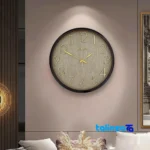 Face view of Wilder Quartz Wall Clock Model 404 number display clarity