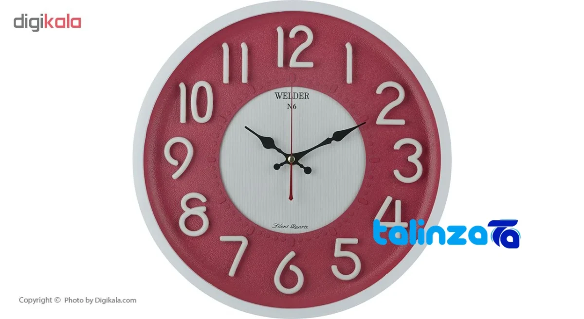 Lifestyle shot of Waldor Wall Clock N6 Elegant Design 37. room decoration context