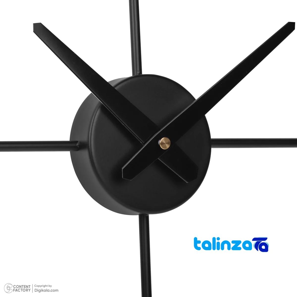 Front view of Elegant Wall Clock Model 0044 dial layout and markers
