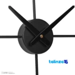 Front view of Elegant Wall Clock Model 0044 dial layout and markers