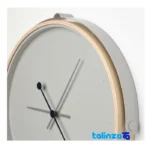 IKEA Wall Clock Model 408 Stylish Design 42x42x5 mm dial layout and markers (Front view)