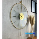 Elency Wall Clock Lara Model dial layout and markers (Front view)
