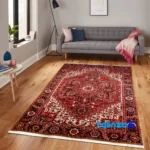 Mehraban Handwoven Carpet Rectangular Natural Dye 400x300x2. - Full spread showing overall design layout