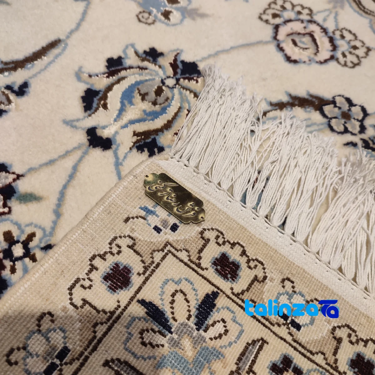 Full spread of Raza Handmade Carpet Turkmen Nain Design 350x250x2 cm overall layout