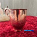 Masi Copper Mug Handcrafted Unique Design and key details (Front view)
