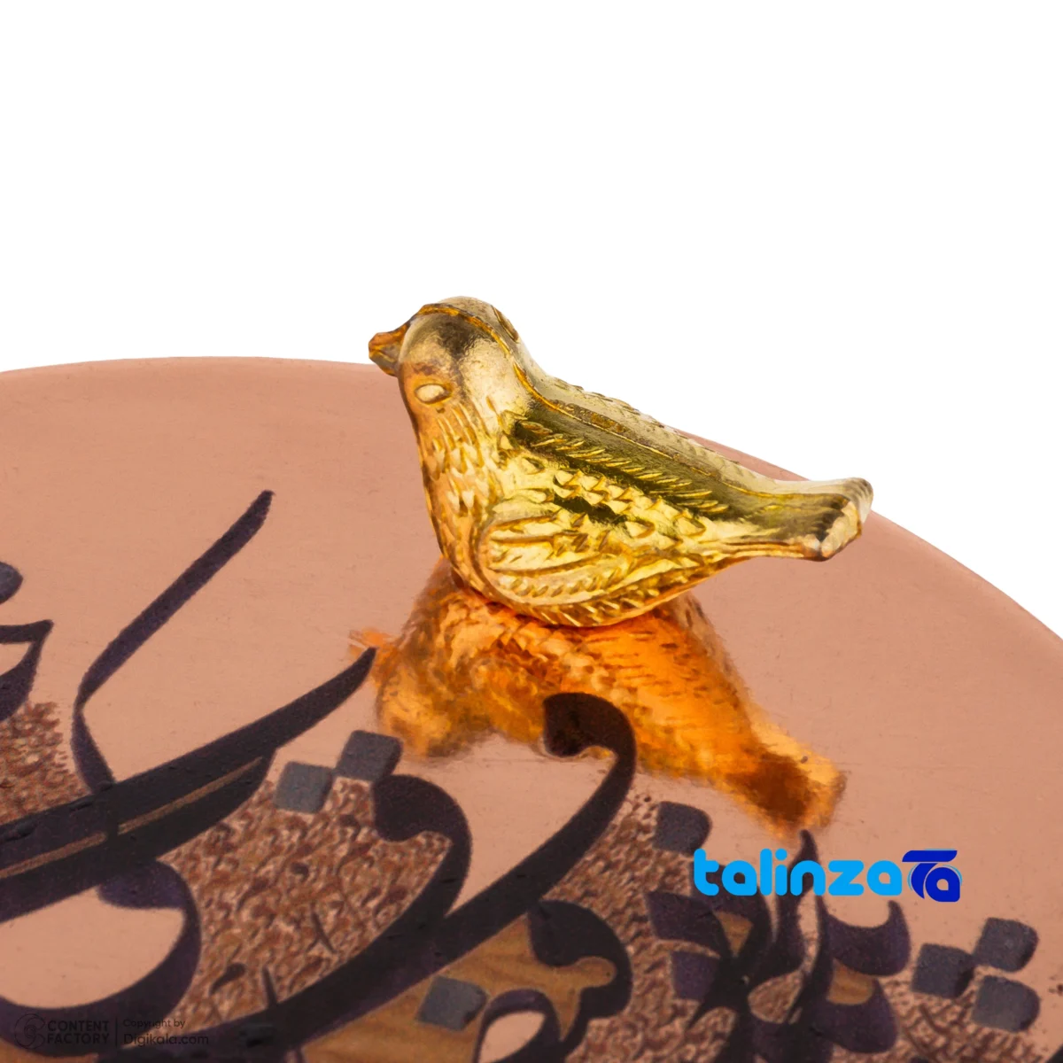 Zanjan Copper Nut Bowl Elegant Design and key details (Front view)