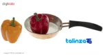 Zanjan Copper Pan Handcrafted Unique Finish design and key details (Front view)