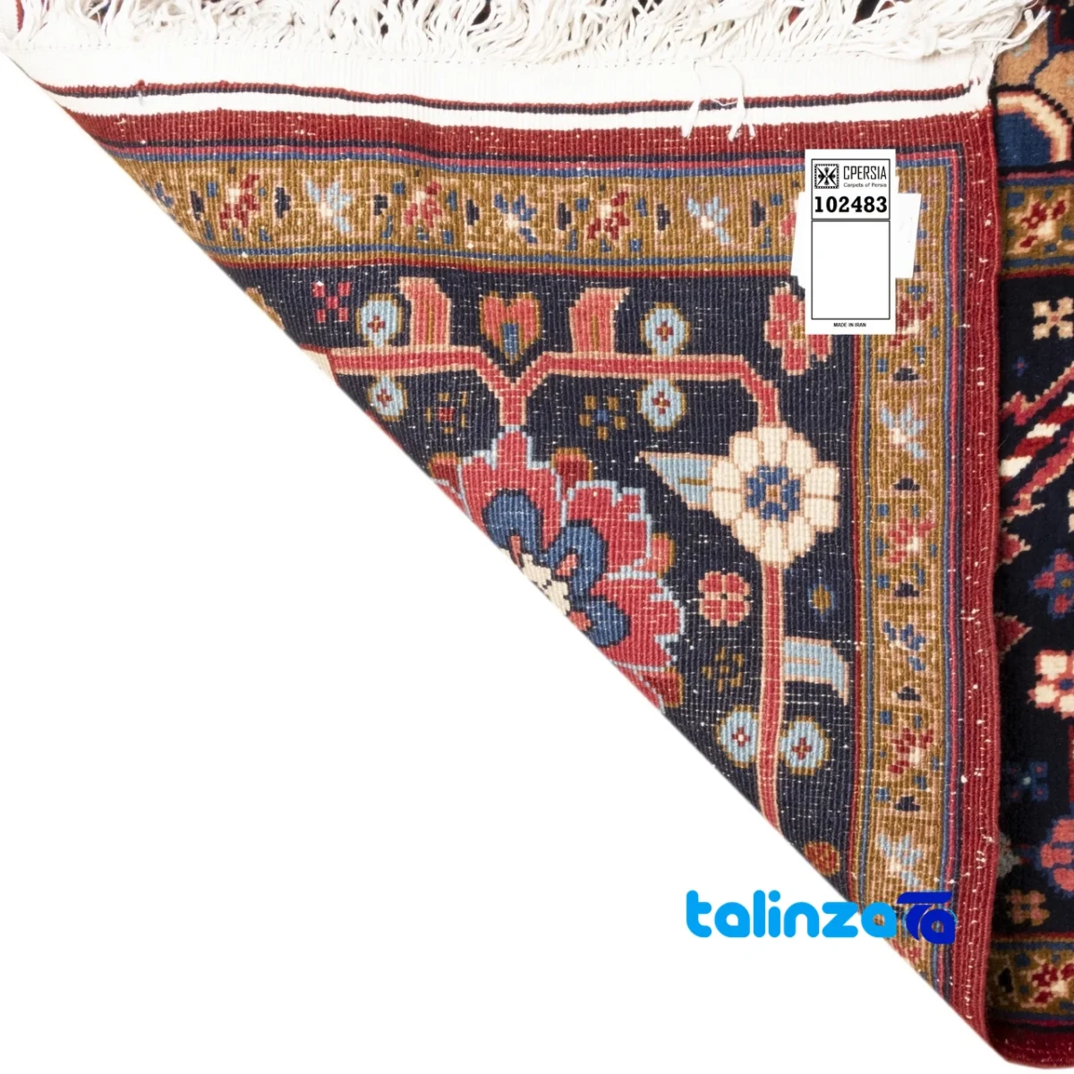 C Persia Handwoven Rug Luxurious Design - Top view showing pattern and color tone