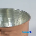 Zanjan Copper Mug Unique Design - Front view showing saffron grade and packaging