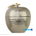 Zanjan Copper Apple Model Candy Dish saffron grade and packaging (Front view)