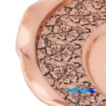 Diba Zanjan Copper Plate Elegant Design and key details (Front view)