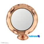 Zanjan Copper Candle Holder Handcrafted Design and key details (Front view)