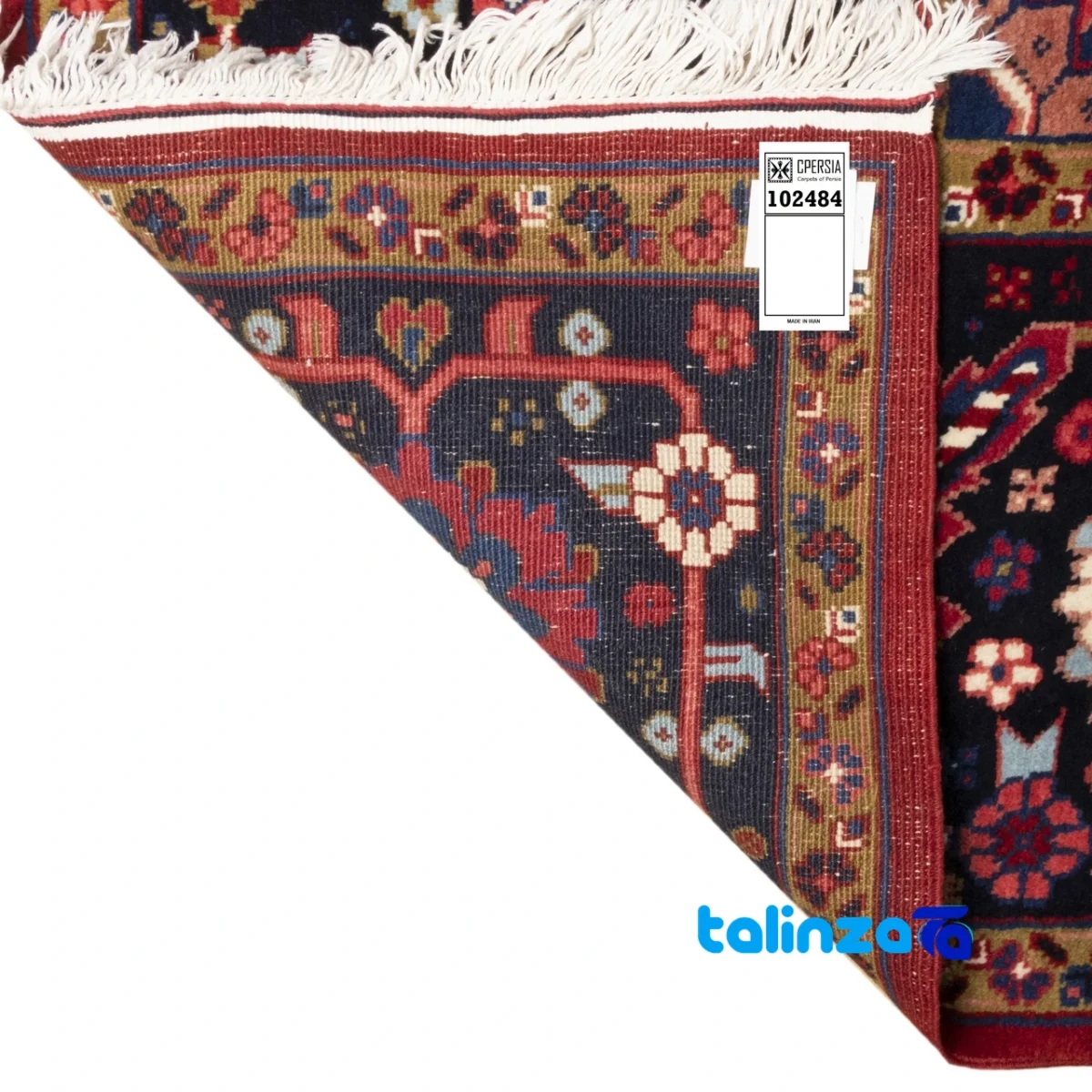 C Persia Handwoven Carpet Luxurious Design pattern and color tone (Top view)