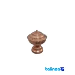 Front view of M Copper Chocolate Bowl Handcrafted Artistry design and key details