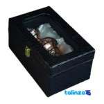 JL03 Copper Chocolate Bowl Diamond Cut and engraving - Front view showing design key details