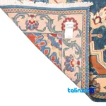 Full spread of Si Persia Handwoven Rug Elegant Blue Design overall layout