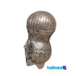 Sasanian Shapur Bust Sculpture Traditional Design and key details (Front view)