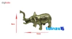 Norina Bronze Elephant Caravan Statue Set - Front view showing design and key details