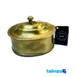 Package front of River Brass Chocolate Bowl Elegant Design product labeling and brand