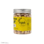 Front view of Khomreh Mixed Nuts Snack Savory pack label and ingredients