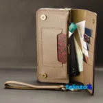 Atar Leather Gift Set A12 Premium Quality - Front view showing saffron grade and packaging
