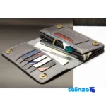 Atar Leather Gift Set A12 Premium Quality - Front view showing saffron grade and packaging