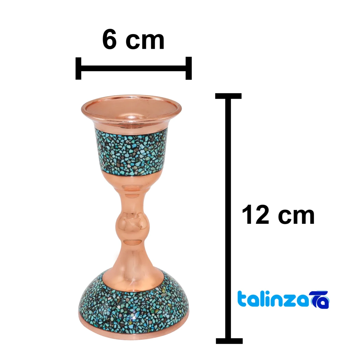 Packaging view of Crowned Turquoise Haftsin Decorative Set 301211 86 x 10 label and