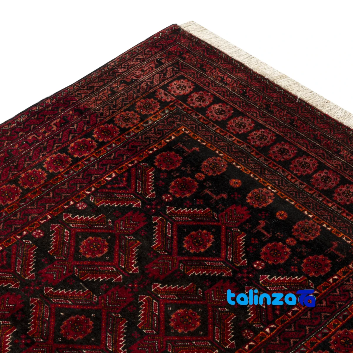 Handwoven Persian Rug Model Baluch material and craftsmanship (Weave close-up)