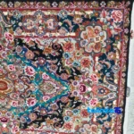 Zar & Nimsalari Handwoven Rug Traditional Design - Weave close-up showing material and craftsmanship