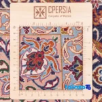 Se Persia Handwoven Rug Floral Design pile texture close-up (Detail view)