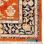 Handwoven Persian Carpet 11m2 Traditional Design material and craftsmanship (Weave close-up)
