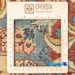 Weave close-up of C Persia Handwoven Rug Elegant Design material and craftsmanship