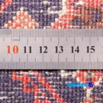 Baloch Handwoven Carpet Unique Design - Detail view showing pile texture close-up