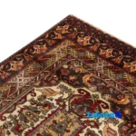 Baloch Handwoven Rug Area Design Natural Dye material and craftsmanship (Weave close-up)