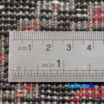 Handwoven Persian Rug Model Baloch Design material and craftsmanship (Weave close-up)