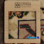 Detail view of C Persia Handwoven Rug Elegant Design pile texture close-up