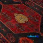 Weave close-up of Handwoven Kurdish Area Rug - Elegant Design 300x131 cm material and craftsmanship