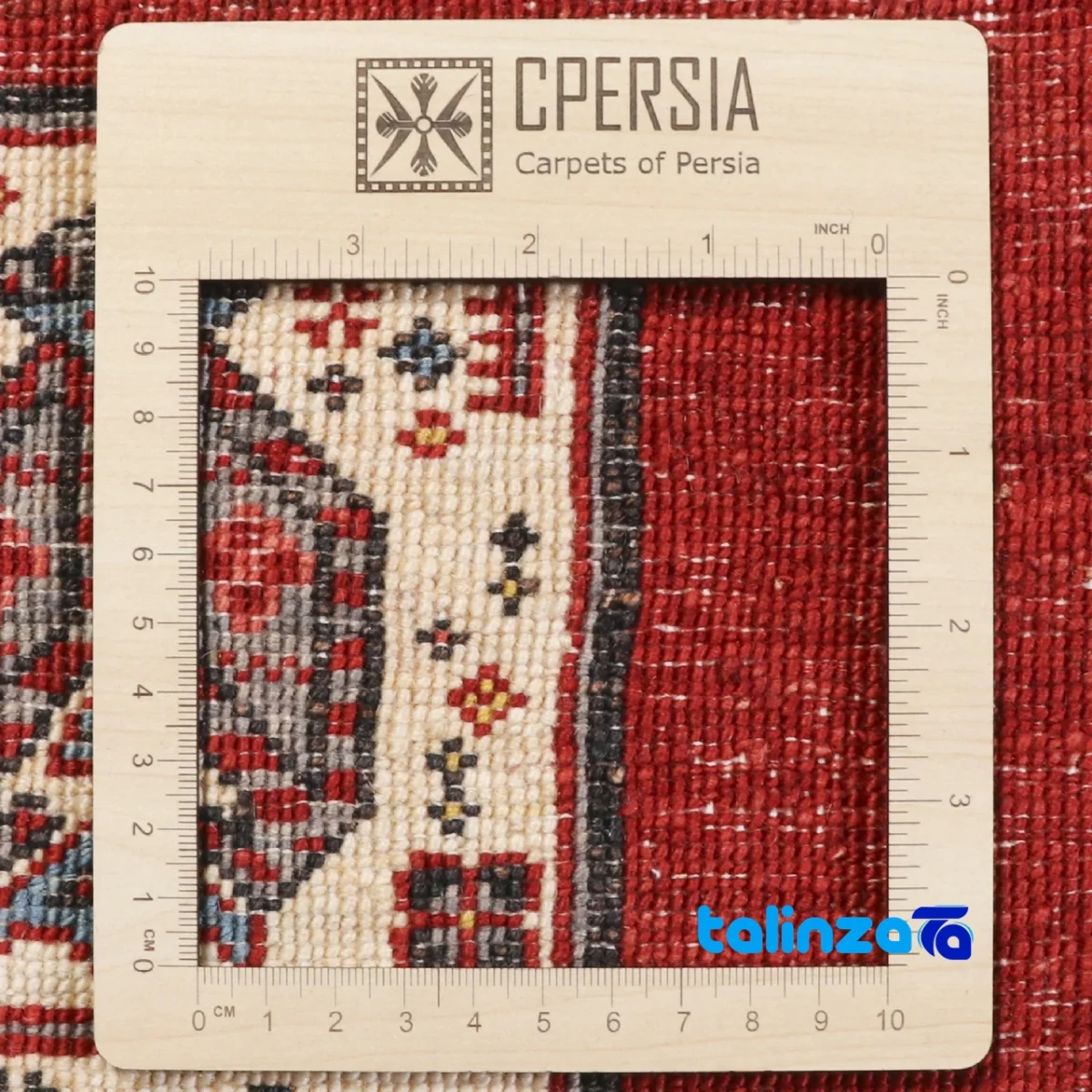Si Persia Handwoven Rug Luxurious Design - Weave close-up showing material and craftsmanship