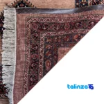 Qashqai Handwoven Rug Stunning Design material and craftsmanship (Weave close-up)