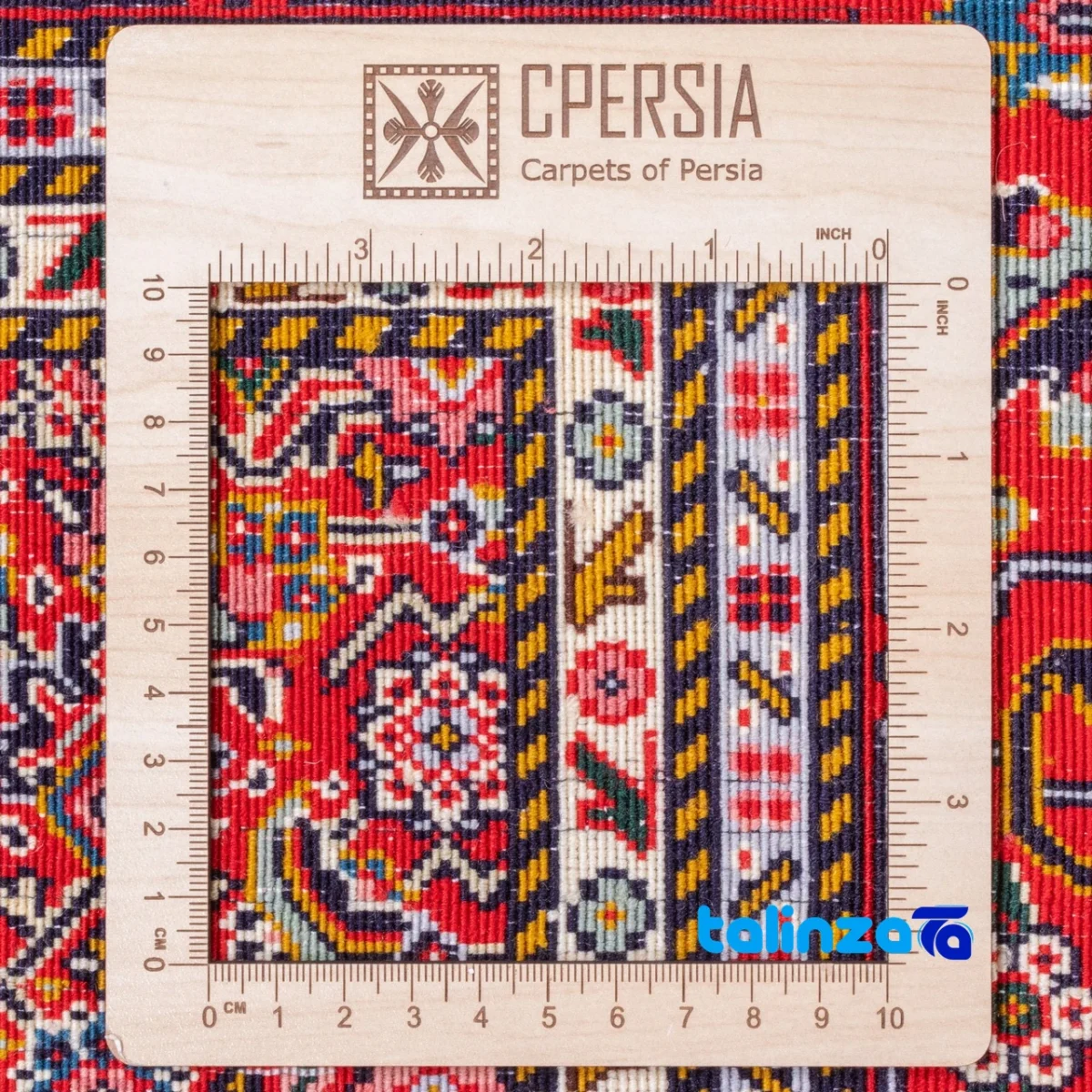 Si Persia Handwoven Rug Elegant Design - Weave close-up showing material and craftsmanship