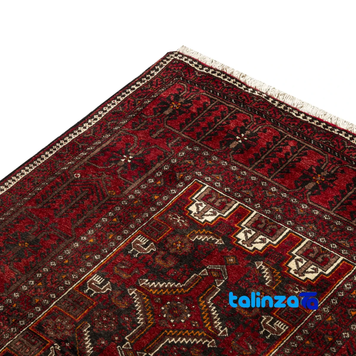 Weave close-up of Baloch Handmade Carpet Unique Design material and craftsmanship