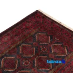 Handwoven Persian Rug Baloch Design Premium Quality - Detail view showing pile texture close-up